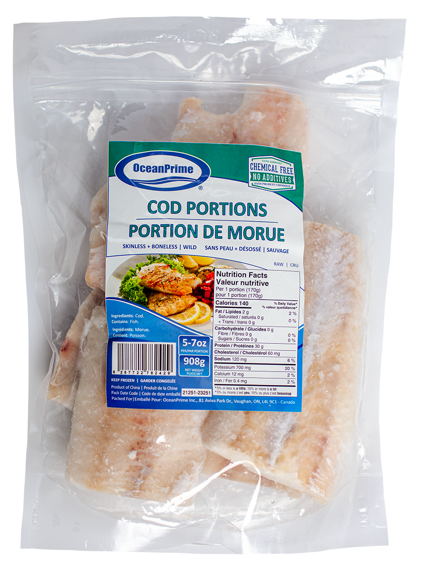 COD LOIN & PORTION 5-7oz 2LB FROZEN