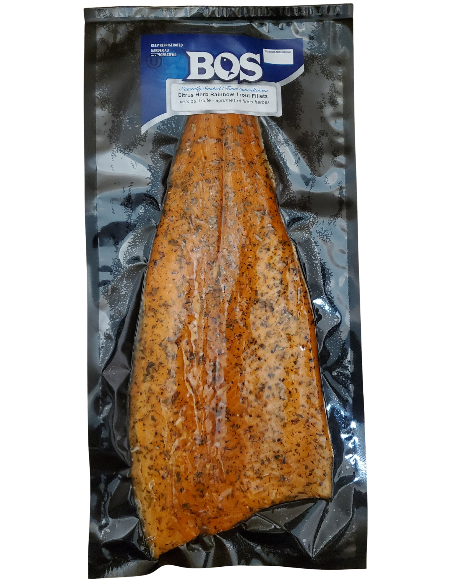 SMOKED TROUT FIL CITURS HERB 190G FROZEN Seafood Online Canada