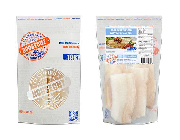 HADDOCK PORTIONS 454g IVP FROZEN - Seafood Online Canada