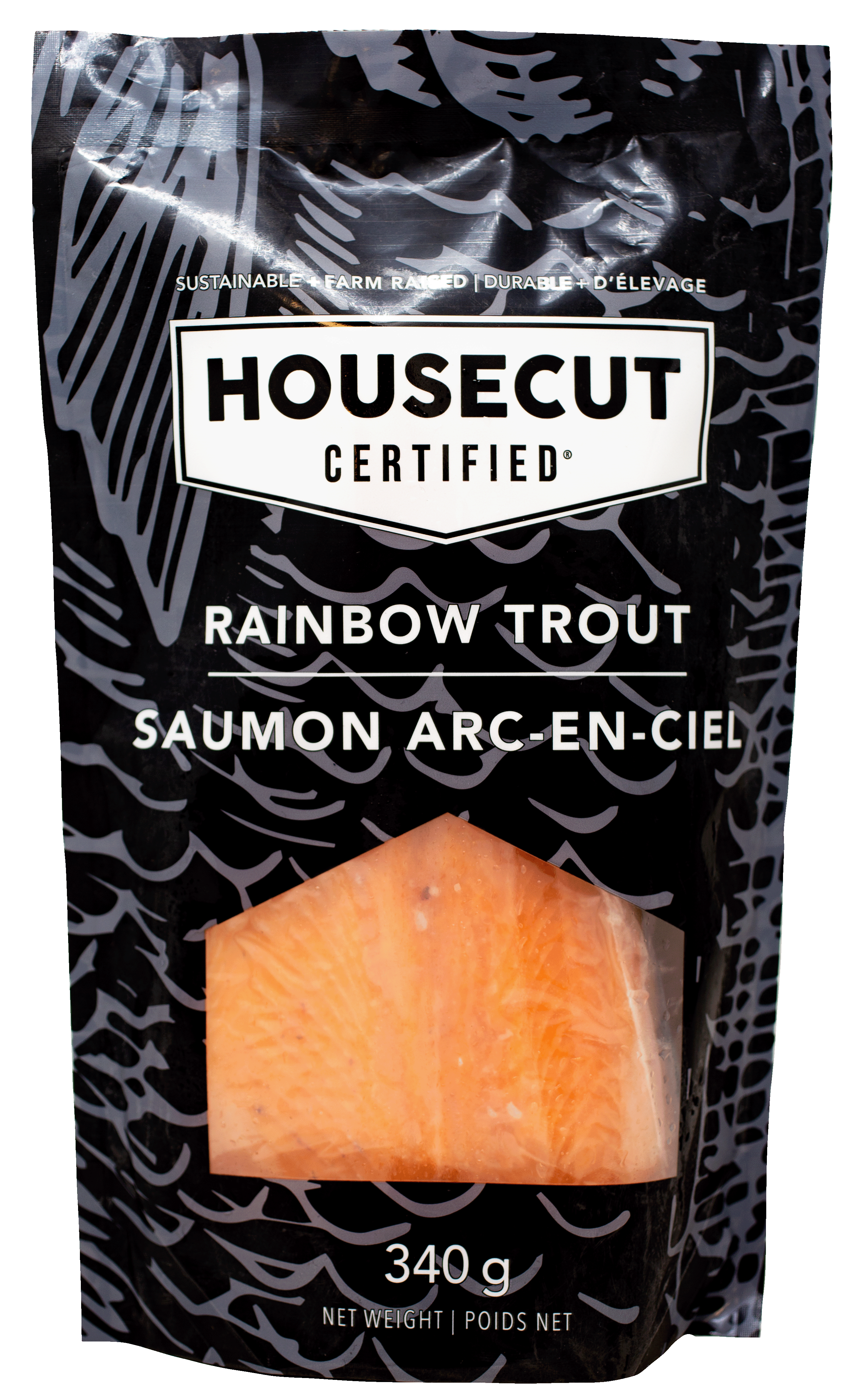 RAINBOW TROUT PORTIONS 340g FROZEN Seafood Online Canada
