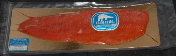 SMOKED SALMON SOCKEYE 85g FROZEN Seafood Online Canada