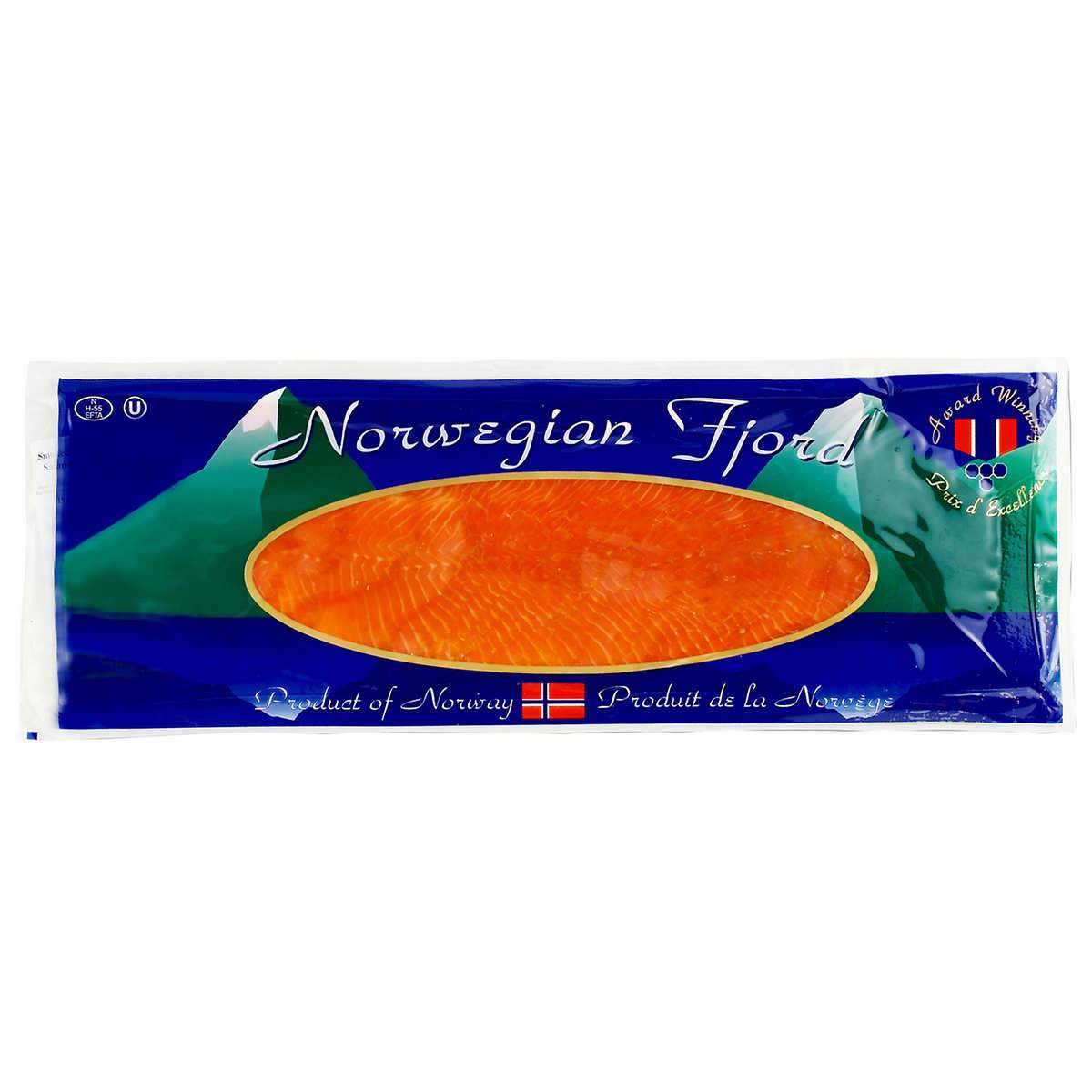 SMOKED SALMON NORWAY 1 KG FROZEN - Seafood Online Canada