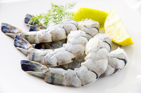 SHRIMP PEELED & DEVEINED TAIL-ON 06-8 *BT 454g